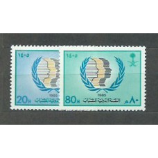 Arabia Saudita - Correo Yvert 605/6 ** Mnh  Año de la juventud