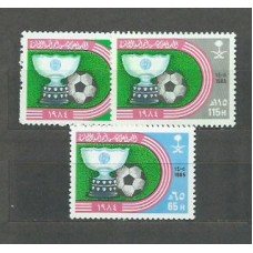 Arabia Saudita - Correo Yvert 616/8 ** Mnh  Deportes fútbol
