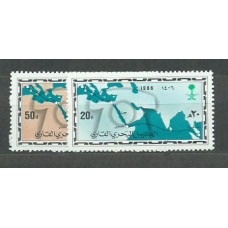 Arabia Saudita - Correo Yvert 642/3 ** Mnh  Cable submarino