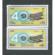 Arabia Saudita - Correo Yvert 710/11 ** Mnh OMS
