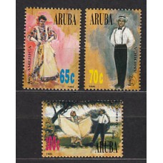 Aruba - Correo Yvert 177/9 ** Mnh Upaep