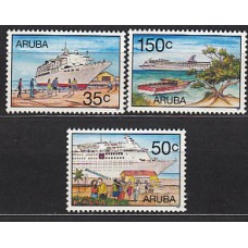 Aruba - Correo Yvert 205/7 ** Mnh Barcos