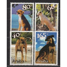 Aruba - Correo Yvert 236/9 ** Mnh Fauna.Perros