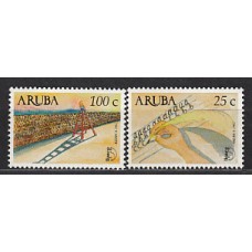 Aruba - Correo Yvert 293/4 ** Mnh Upaep