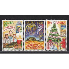 Aruba - Correo Yvert 334/6 ** Mnh Navidad