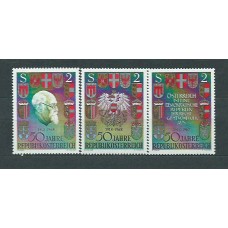 Austria - Correo 1968 Yvert 1103/5 ** Mnh
