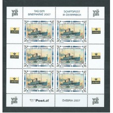 Austria - Correo 2007 Yvert 2496 minipliego ** Mnh Barco