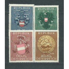 Austria - Correo 1949 Yvert 773/6 (*) Mng Escudos