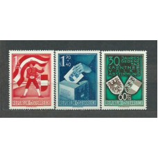 Austria - Correo 1950 Yvert 788/90 ** Mnh