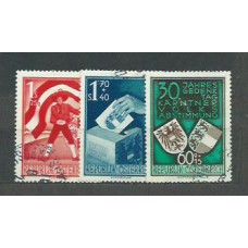 Austria - Correo 1950 Yvert 788/90 usado