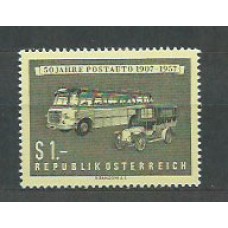 Austria - Correo 1957 Yvert 867 ** Mnh Coches