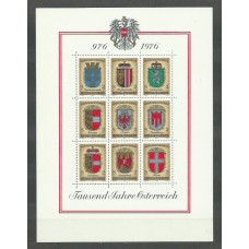Austria - Hojas Yvert 9 ** Mnh Escudos