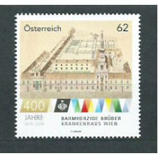 Austria - Correo 2014 Yvert 2949 ** Mnh  400 Anº Hospital Hnos Misericordia - **