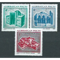 Azerbaijan - Correo Yvert 116/118 ** Mnh Monumentos de Bakou