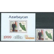 Azerbaijan - Correo Yvert 390/1+Hb 44 ** Mnh