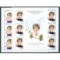 Azerbaijan - Hojas Yvert 38/9 ** Mnh  Lady Diana