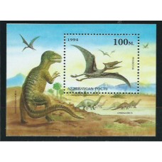 Azerbaijan - Hojas Yvert 9 ** Dinosaurios