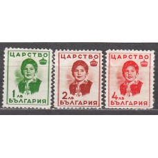 Bulgaria - Correo 1937 Yvert 296/98 * Mh Personajes