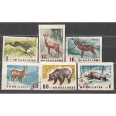 Bulgaria - Correo 1958 Yvert 921/26 sin dentar usado - Fauna