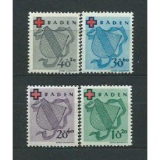 Baden - Correo Yvert 38/41 (*) Mng