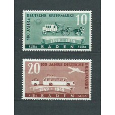 Baden - Correo Yvert 51/52 ** Mnh