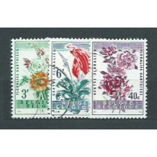 Belgica - Correo 1960 Yvert 1122/4 usado Flores