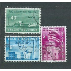 Belgica - Correo 1961 Yvert 1195/7 usado Euratom