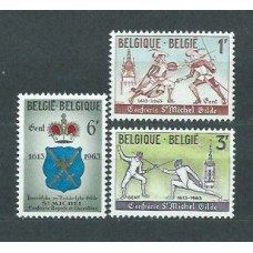 Belgica - Correo 1963 Yvert 1246/8 ** Mnh Deporte esgrima