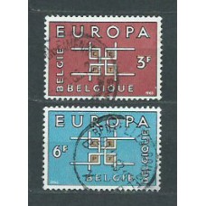 Belgica - Correo 1963 Yvert 1260/1 usado Tema Europa