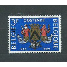 Belgica - Correo 1964 Yvert 1285 usado Escudo de Oscende