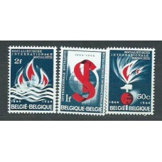 Belgica - Correo 1964 Yvert 1290/2 ** Mnh Internacional socialista