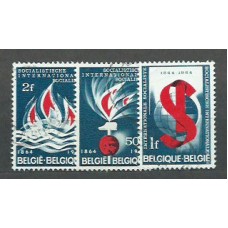 Belgica - Correo 1964 Yvert 1290/2 usado Internacional socialista