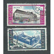 Belgica - Correo 1964 Yvert 1304/5 usado Abadia La Pand