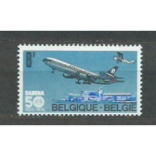 Belgica - Correo 1973 Yvert 1667 ** Mnh Avión