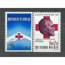 Belgica - Correo 1977 Yvert 1834/35 ** Mnh Cruz Roja