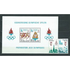 Belgica - Correo 1978 Yvert 1908/11 ** Mnh Olimpiadas Lake Placid