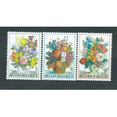 Belgica - Correo 1980 Yvert 1965/7 ** Mnh Flores