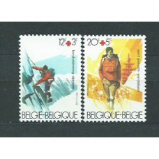 Belgica - Correo 1983 Yvert 2082/3 ** Mnh Cruz roja