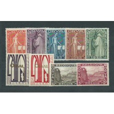 Belgica - Correo 1928 Yvert 258/66 * Mh Abadia Orval