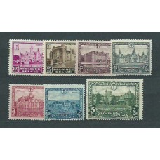 Belgica - Correo 1930 Yvert 308/14 * Mh Castillos