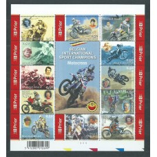 Belgica - Correo 2004 Yvert 3321/32 ** Mnh Deportes motociclismo