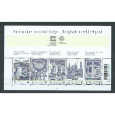 Belgica - Correo 2009 Yvert 3869/73 ** Mnh Patarimonio mundial