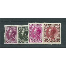 Belgica - Correo 1934 Yvert 390/3 * Mh Leopoldo III