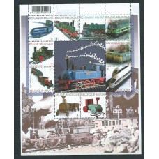 Belgica - Correo 2009 Yvert 3938/47 ** Mnh Trenes