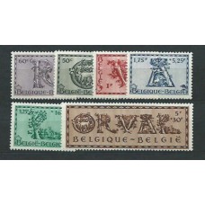 Belgica - Correo 1943 Yvert 625/30 ** Mnh Abadía de Orval