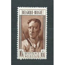 Belgica - Correo 1948 Yvert 786 ** Mnh Resistencia de Lieja