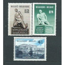 Belgica - Correo 1951 Yvert 860/2 ** Mnh Prisioneros políticos