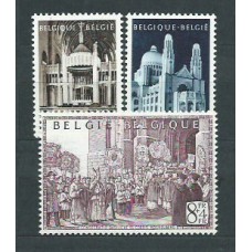 Belgica - Correo 1952 Yvert 876/8 **  Mnh Basílicas