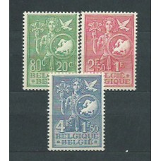 Belgica - Correo 1953 Yvert 927/9 * Mh