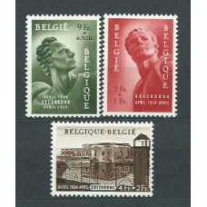 Belgica - Correo 1954 Yvert 943/5 * Mh Prisioneros políticos